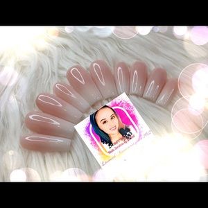 Ombré white-Pink- perfect Coffin nails!